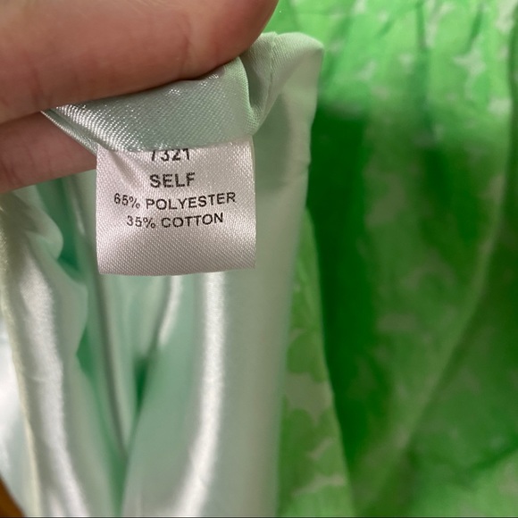 Minuet | Lime Green Backless Pouf Dress - Picture 6 of 11